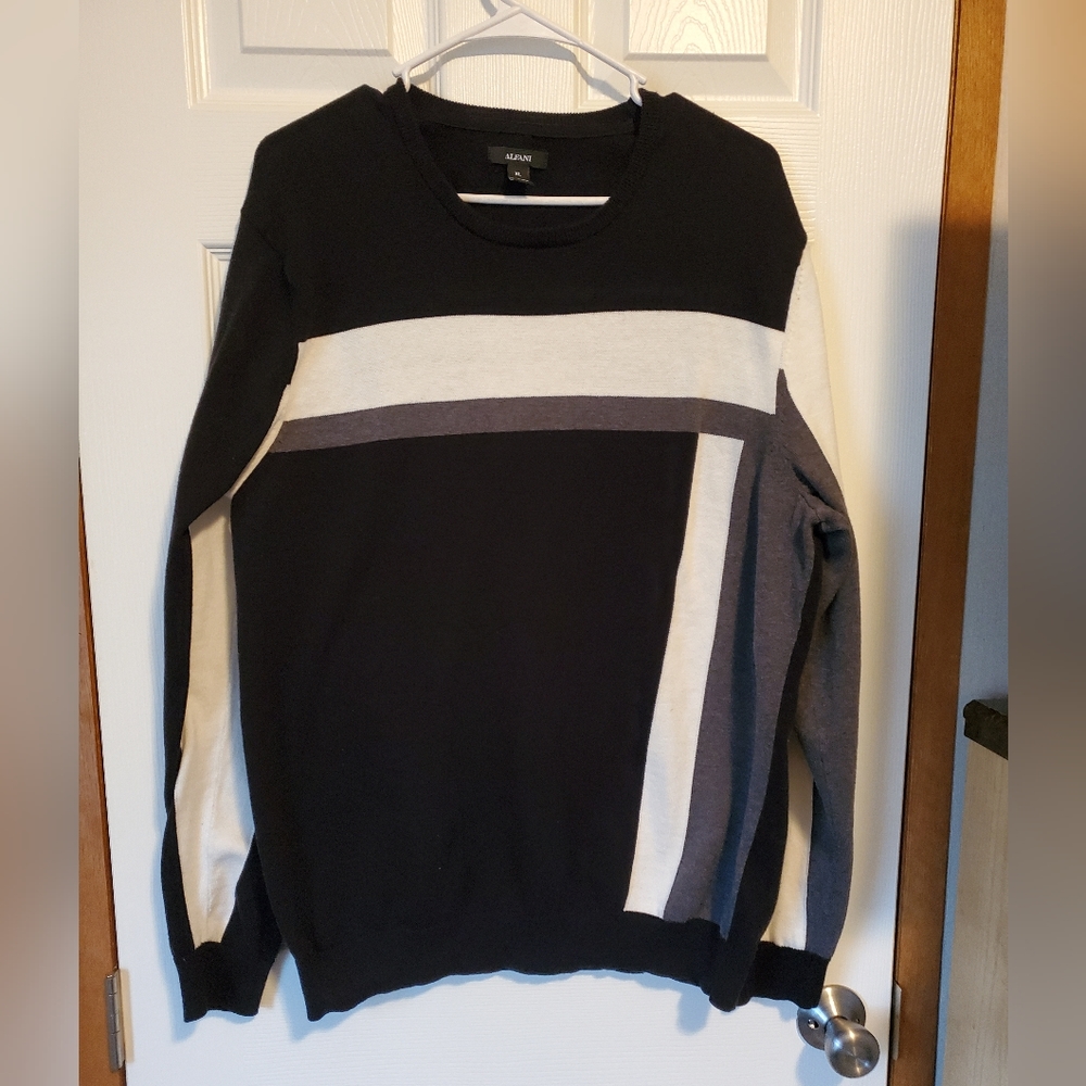 Black and White Alfani Sweater